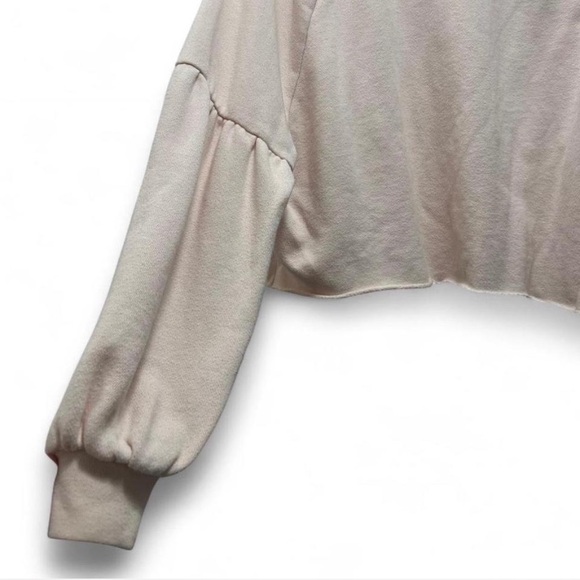 Aerie Cream Pink Sweatshirt - Picture 2 of 4